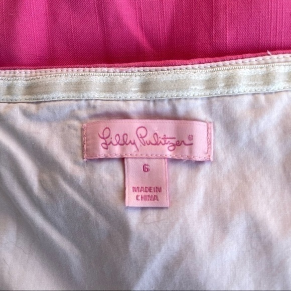 Lilly Pulitzer Bowen Embroidered Strapless size 6 - Picture 6 of 9